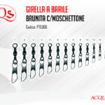 Girella Barile Black con Moschettone AQS