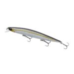 Artificiale Sea Bass Minnow 14cm 21.7g Sinking Col Nero Holo