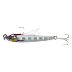 Esca Savage 3D Slim Jig Minnow 10cm 40gr Fastsinking Bone White Glow