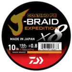 Daiwa J-Braid Expedition X8 150mt Multicolor