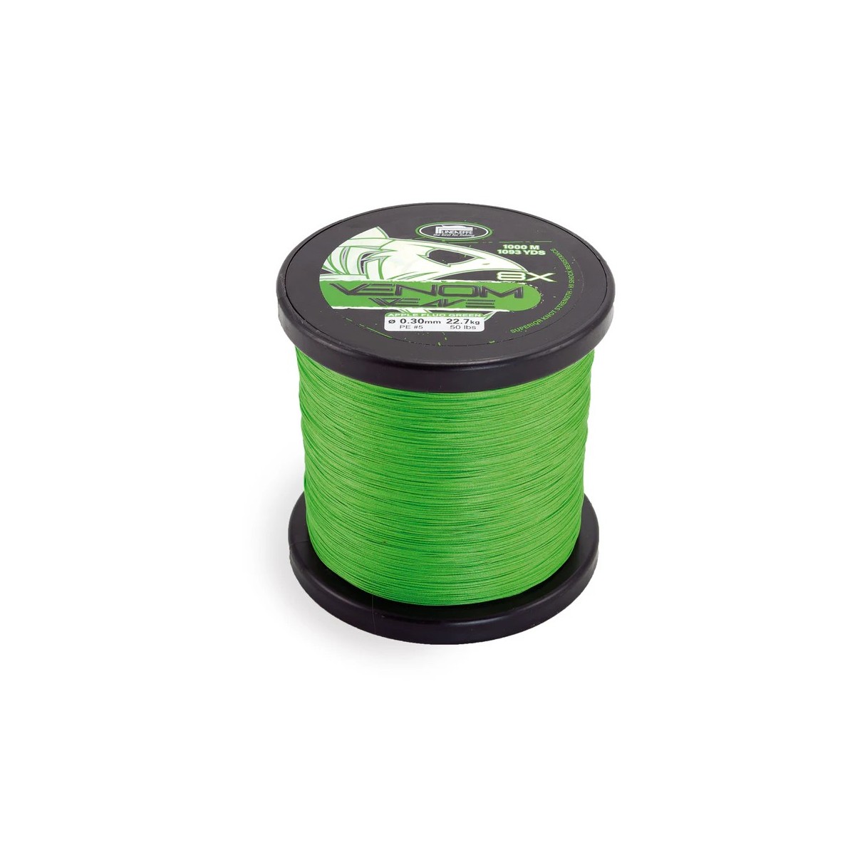 lineaeffe-trecciato-venom-8x-1000mt Trecciato Lineaeffe Venom Weave 8X 1000mt Green - immagine 1