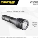 Cressi Torcia Astra 1200 Nero