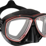 Maschera Prisma Nero/Rosso Cressi